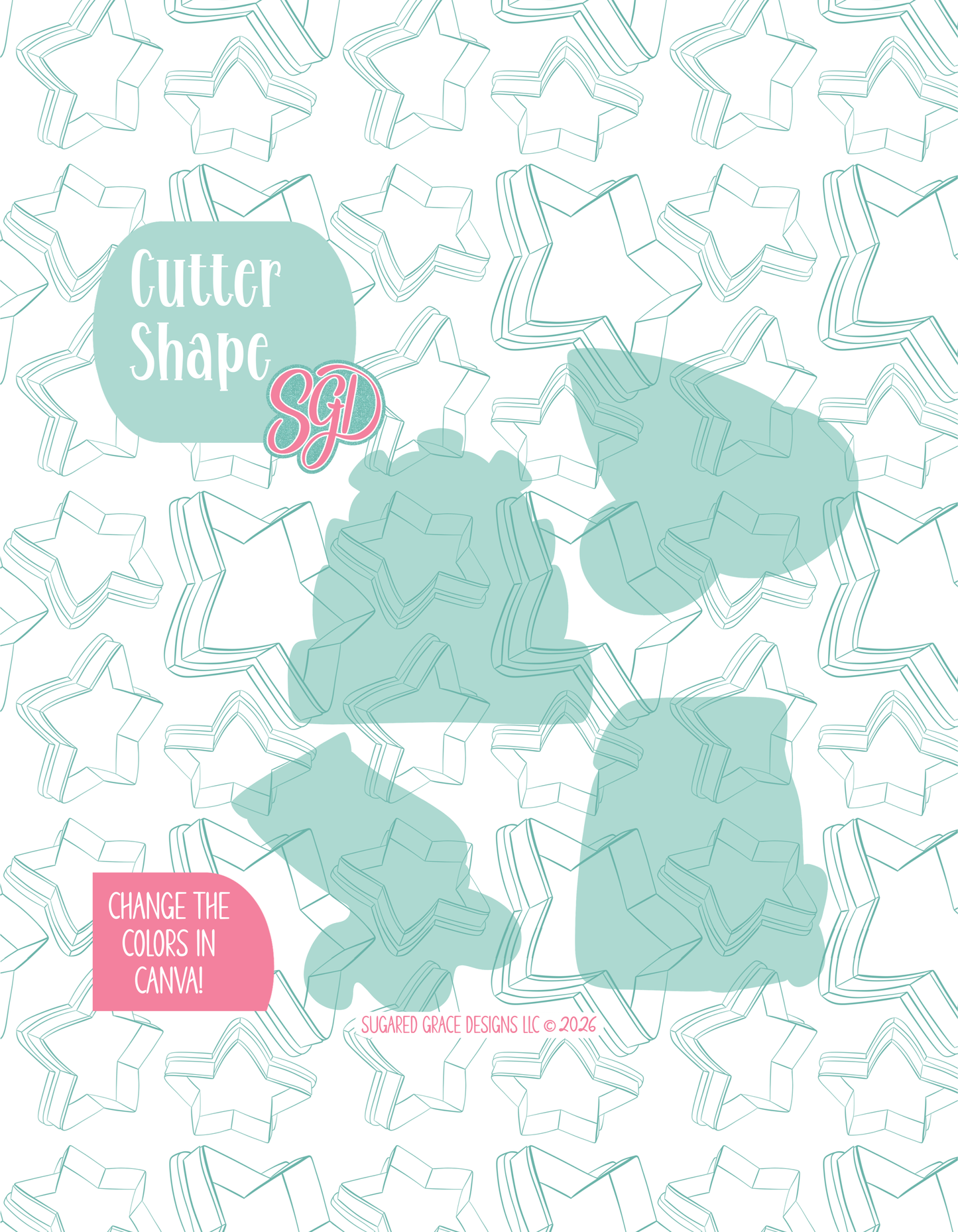 Back To School Cookie Cutter STL and PNG Set with 4 Designs (Digital Download)