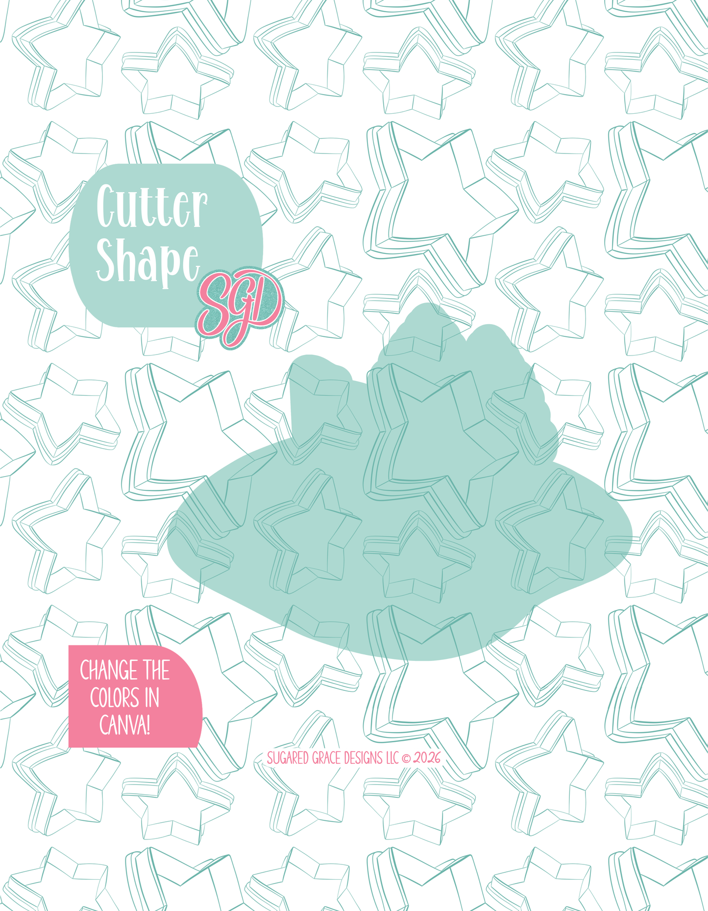 Golfing Green Cookie Cutter STL and PNG set