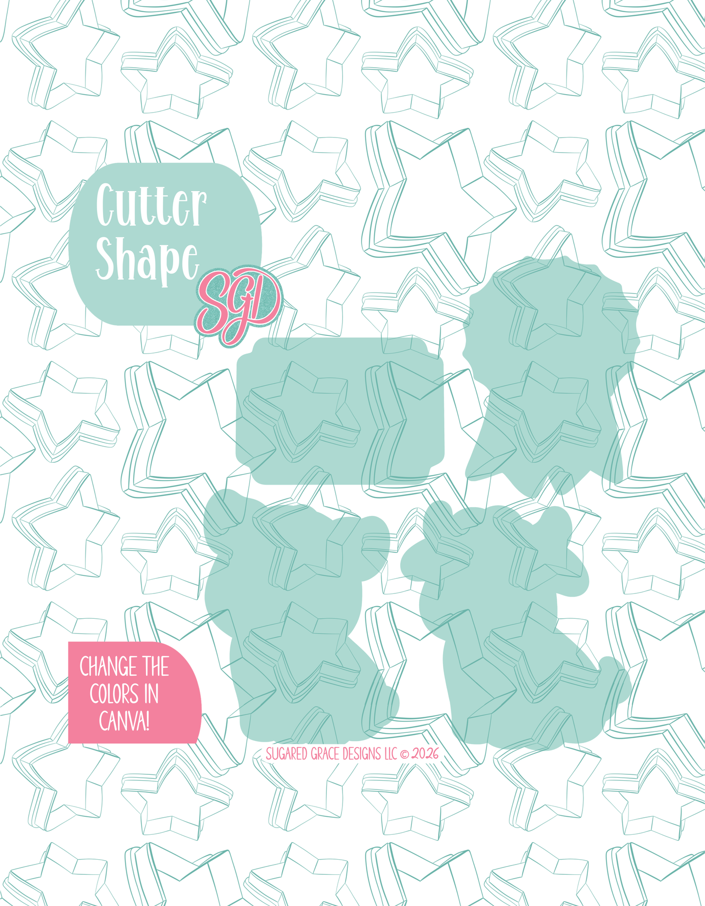 County Fair Cookie Cutter STL and PNG Set with 4 Designs (Digital Download)