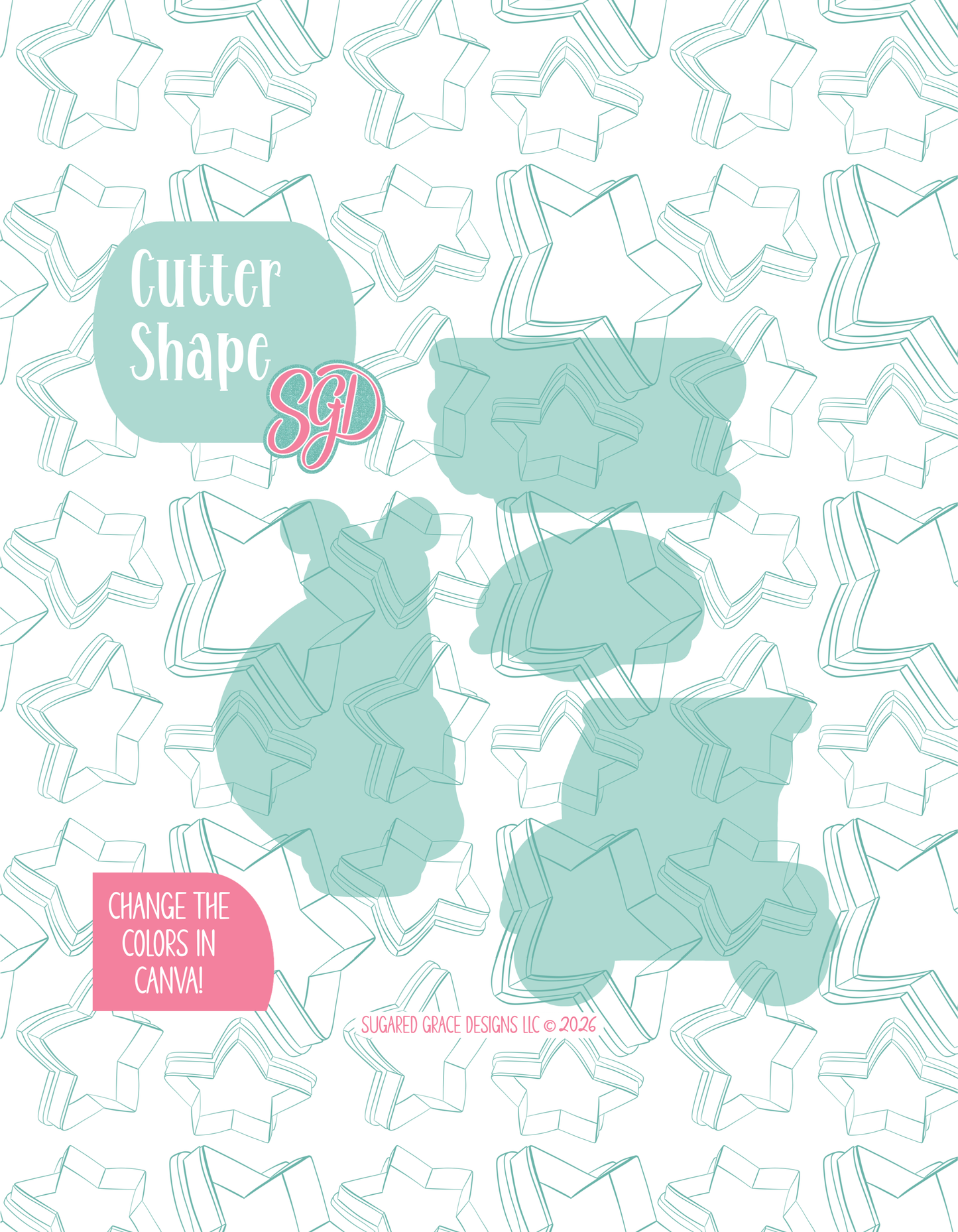 Father's Day Golf Cookie Cutter STL and PNG Set with 4 Designs (Digital Download)