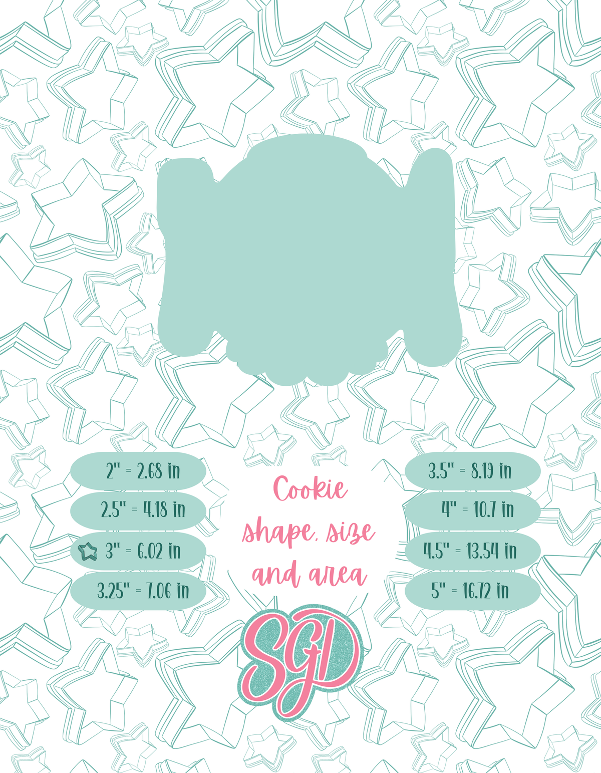 Vintage Plate Cookie Cutter STL and Matching PNG Image