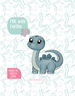 Brachiosaurus Dinosaur Cookie Cutter STL File with PNG Images to Match - For 3D Printing and Edible Ink Printers