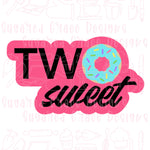 Two sweet donut cookie cutter stl file for 3D printing