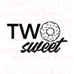 Two sweet donut cookie cutter stl file for 3D printing