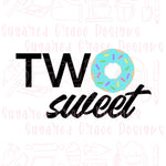 Two sweet donut cookie cutter stl file for 3D printing