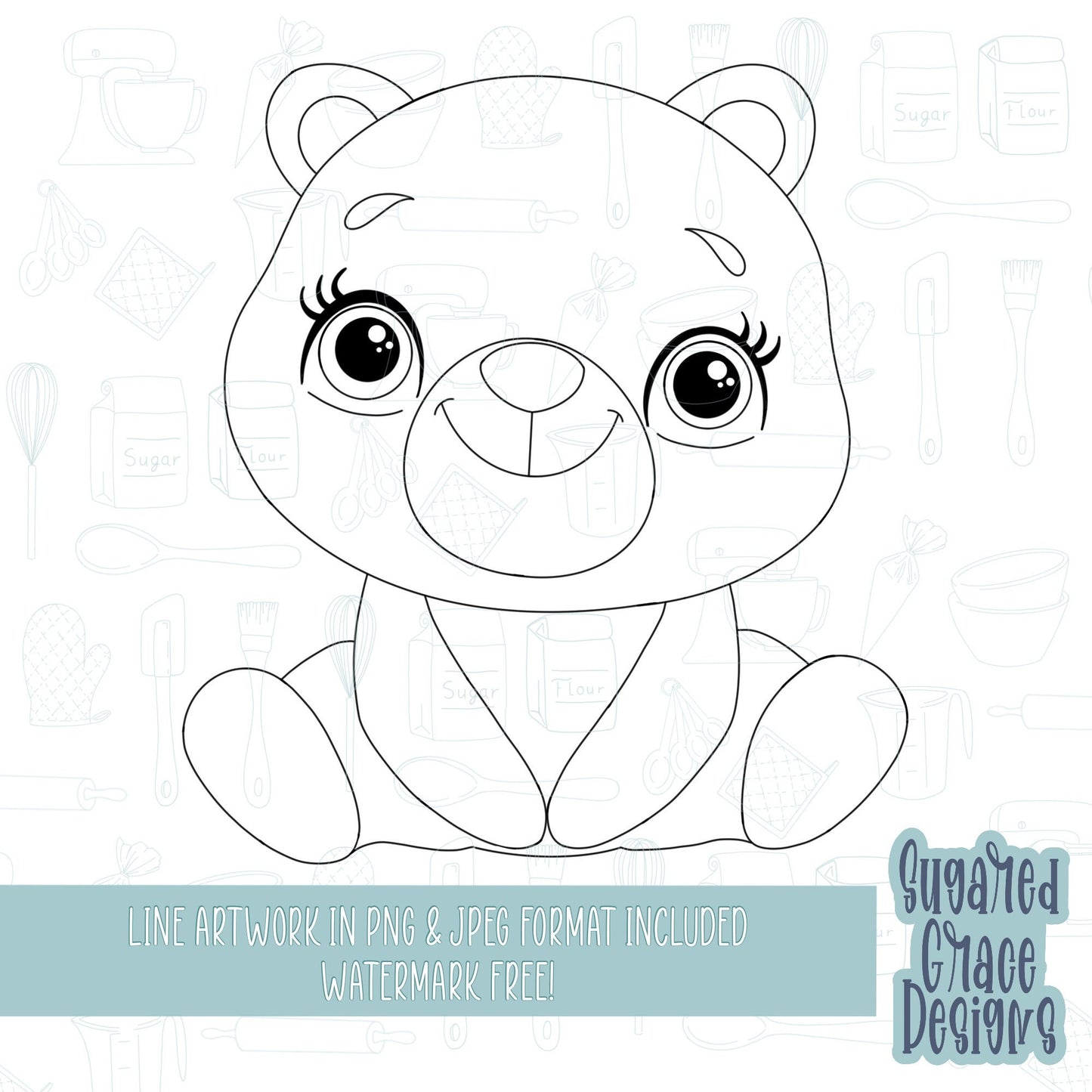 Brown teddy bear cookie cutter stl file for 3D printing with png printable instant download for Eddie the edible printer