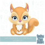 Woodland squirrel cookie cutter stl file for 3D printing with png printable instant download for Eddie the edible printer