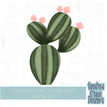 Cactus  cookie cutter stl file for 3D printing with png printable instant download for Eddie the edible printer