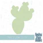 Cactus  cookie cutter stl file for 3D printing with png printable instant download for Eddie the edible printer