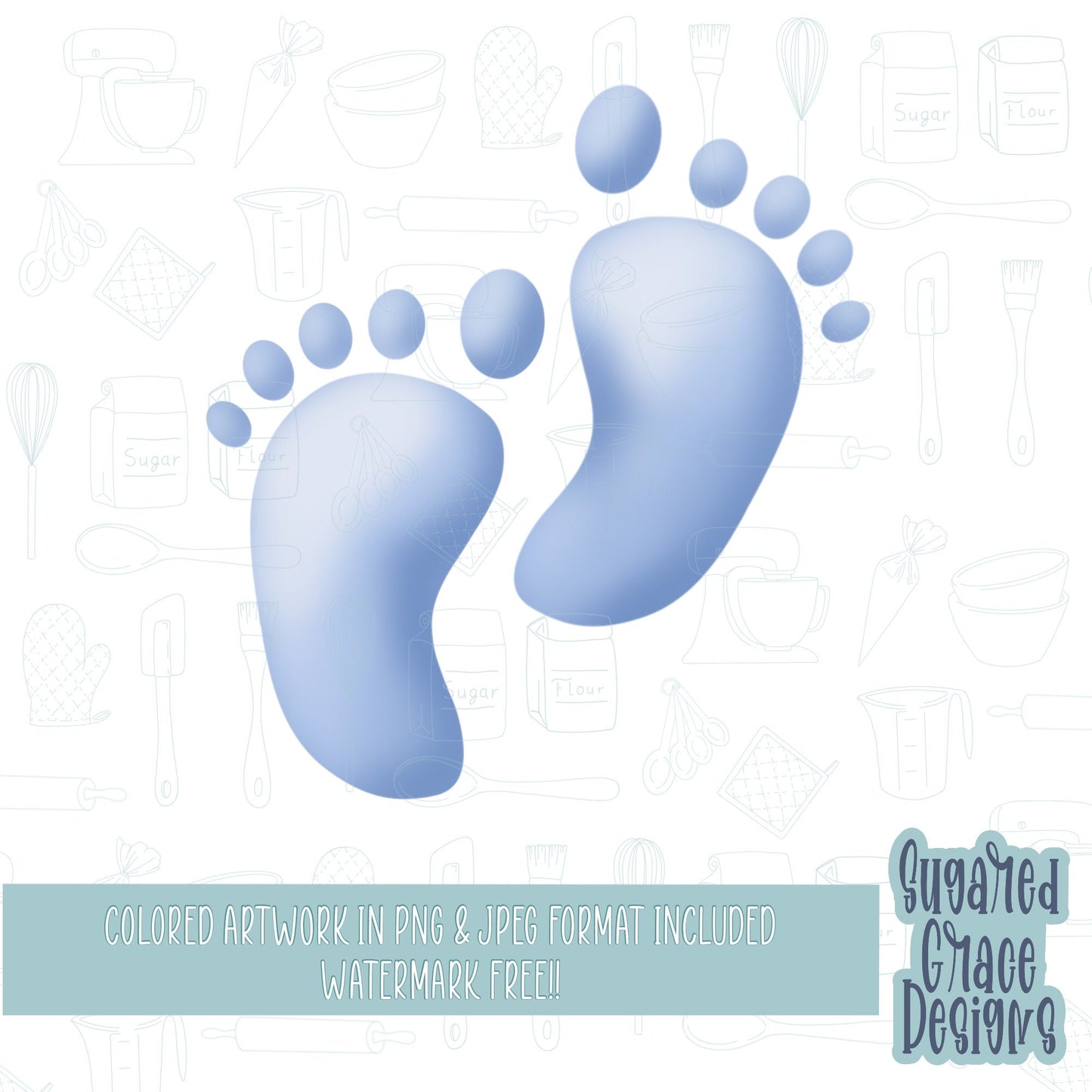 Baby feet cookie cutter stl file for 3D printing and 3D printer. Baby shower feet png printable download for EDDIE edible printer