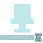 Birthday cake Cookie cutter stl files for 3d printing with matching printable png images for Eddie edible printers