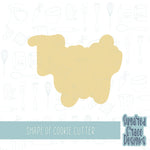 Thank you  Cookie cutter STL file for 3D printing with png printable instant download for EDDIE edible ink printer