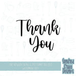 Thank you  Cookie cutter STL file for 3D printing with png printable instant download for EDDIE edible ink printer
