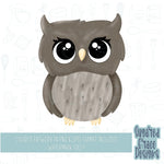 Woodland owl Cookie cutter STL file for 3D printing with png printable instant download for EDDIE edible ink printer