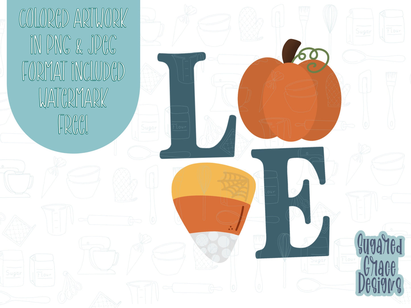 pumpkin love plaque Cookie cutter stl files for 3d printing, printable png images for Eddie edible printers
