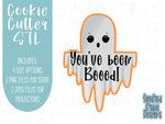 You’ve been booed ghost Cookie cutter stl files for 3d printing with matching printable png images for Eddie edible printers