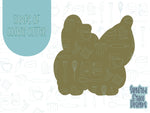 Oh snap thanksgiving pun cookie cutter stl file for 3D printing