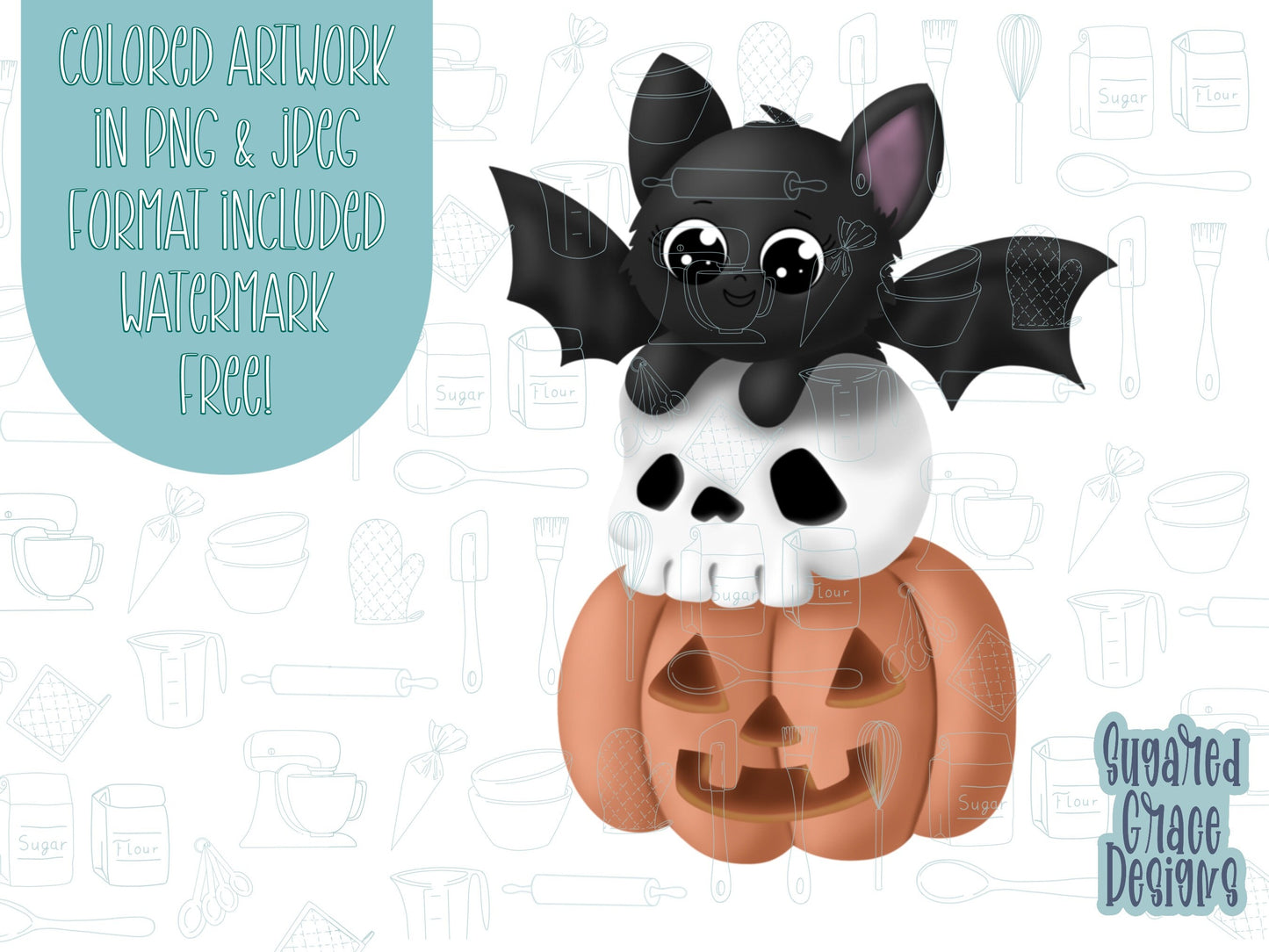 Bat, pumpkin, skull, Halloween Cookie cutter STL file for 3D printing with png printable instant download for EDDIE edible ink printer