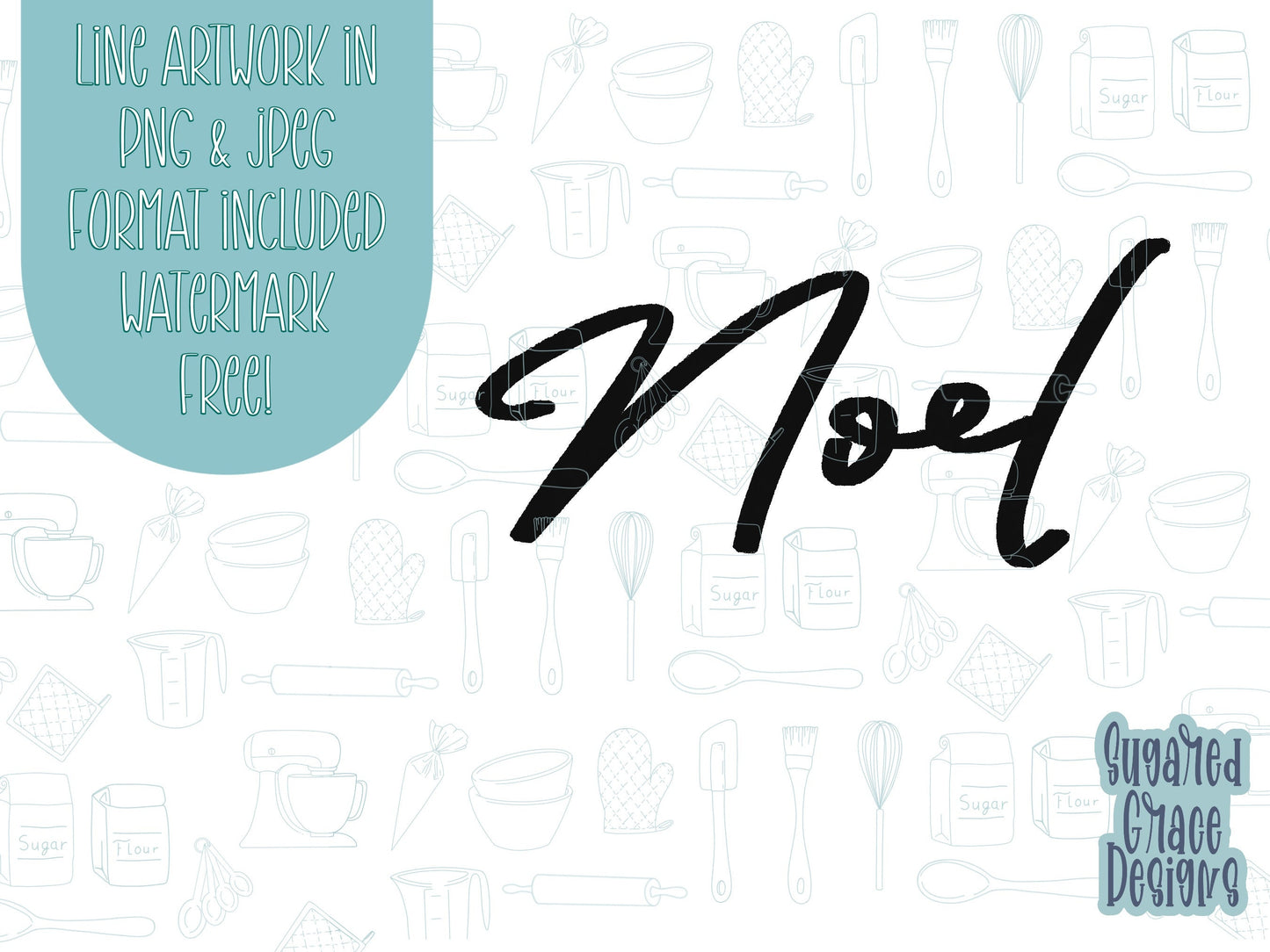 Lettered Noel Cookie cutter STL file for 3D printing with png printable instant download for EDDIE edible ink printer, Christmas cookie