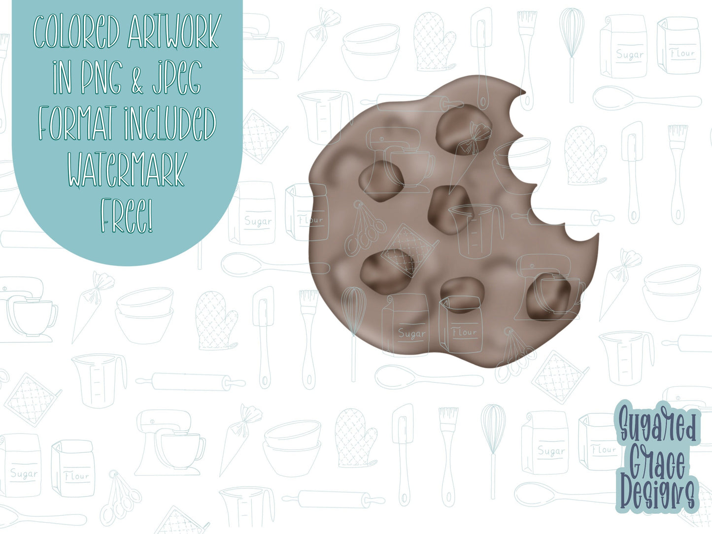 cookie for Santa Cookie cutter STL file for 3D printing with png printable instant download for EDDIE edible ink printer, Xmas cookie cutter