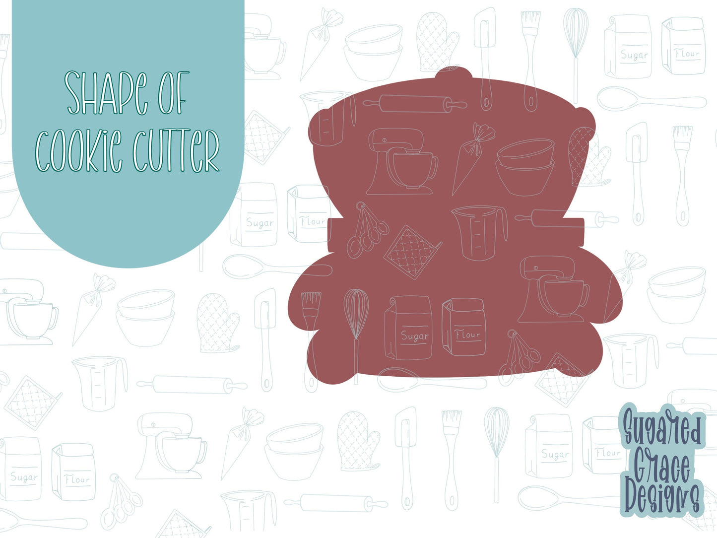 Nutcracker Cookie cutter STL file for 3D printing with png printable instant download for EDDIE edible ink printer, Xmas cookie cutter stl
