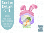 Easter gnome Cookie cutter stl files for 3d printing with matching printable png images for Eddie edible printers