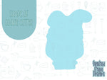 Easter gnome Cookie cutter stl files for 3d printing with matching printable png images for Eddie edible printers