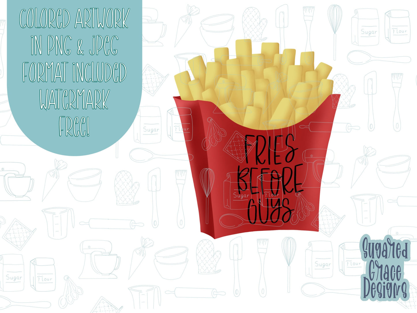 Fries before guys pun cookie cutter stl file for 3D printing and 3D printer, Valentine’s Day cookie with png file for EDDIE edible printer