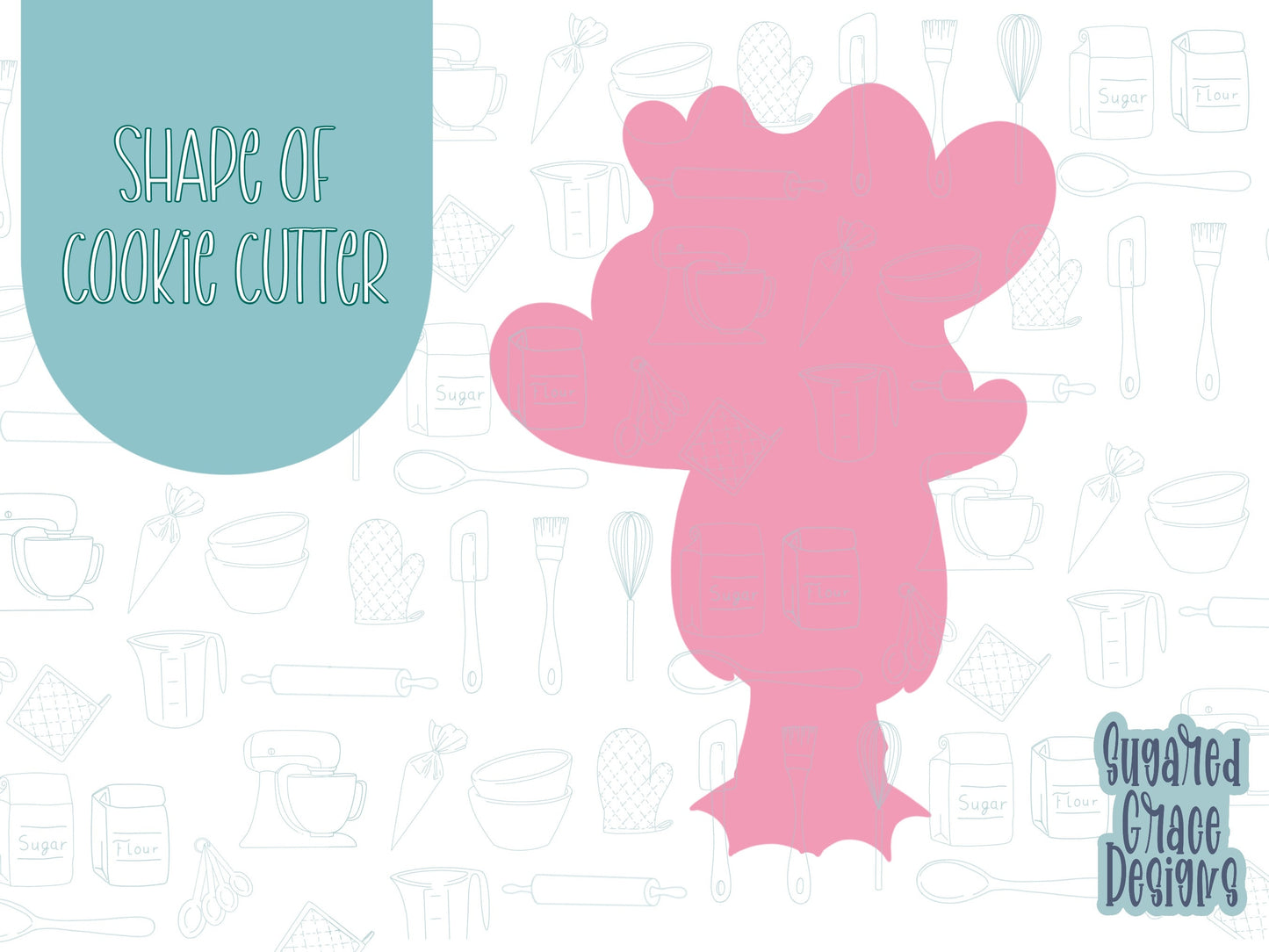 Valentine’s Day pelican Cookie cutter stl files for 3d printing with matching printable png images for Eddie edible printers
