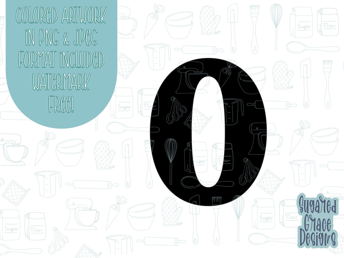 Number zero Cookie cutter stl, png image file, 3D printing, instant download, Eddie edible ink printer, simple number cookie cutter stl