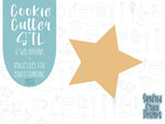 Graduated star Cookie cutter stl, png image file, 3D printing, instant download, Eddie edible ink printer, star set, baby cookie cutter stl