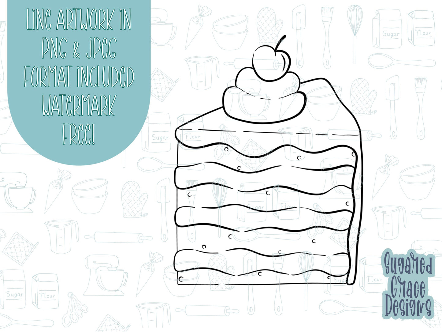 Tall Comic style cake slice Cookie cutter stl, png image file, 3D printing, instant download, Eddie edible ink printer, comic cookie
