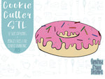 Comic style donut Cookie cutter stl, png image file, 3D printing, instant download, Eddie edible ink printer, comic cookie