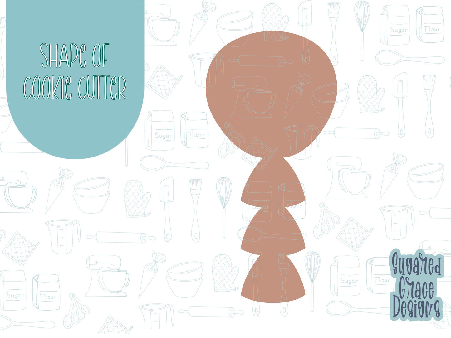 Boho balloon Cookie cutter stl, png image file, 3D printing, instant download, birthday png for Eddie edible ink printer, boho birthday stl