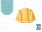 Hard hat Cookie cutter stl with png image for eddie edible ink printer, royal icing image, construction cookie cutter set, Father’s Day png