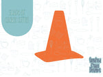 Caution cone Cookie cutter stl, png image file, 3D printing, instant download, Eddie edible ink printer, Father’s Day, construction party
