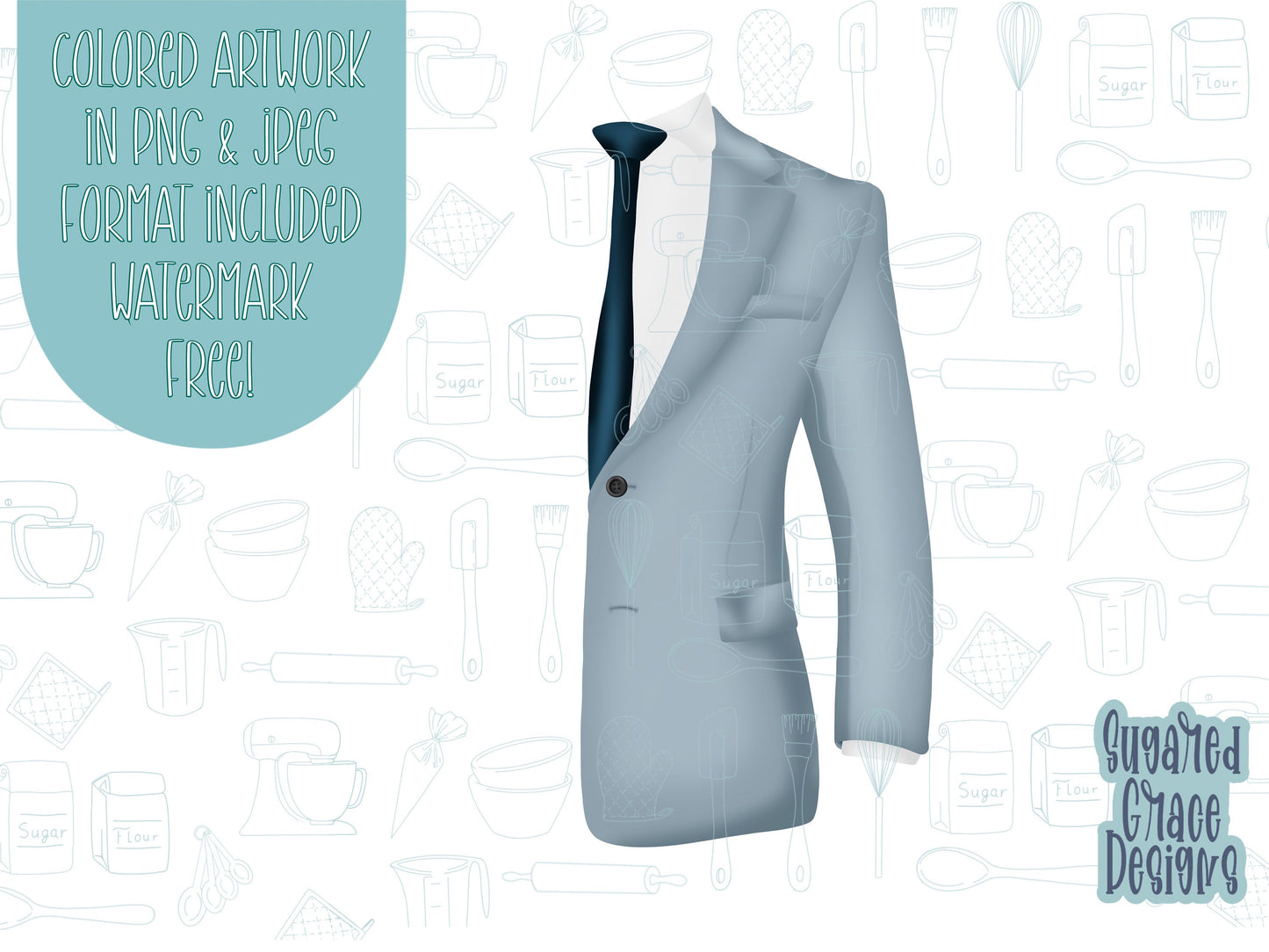 Gray wedding tux Cookie cutter stl files for 3d printing, printable png images for Eddie edible printers, masculine tuxedo Father’s Day gift