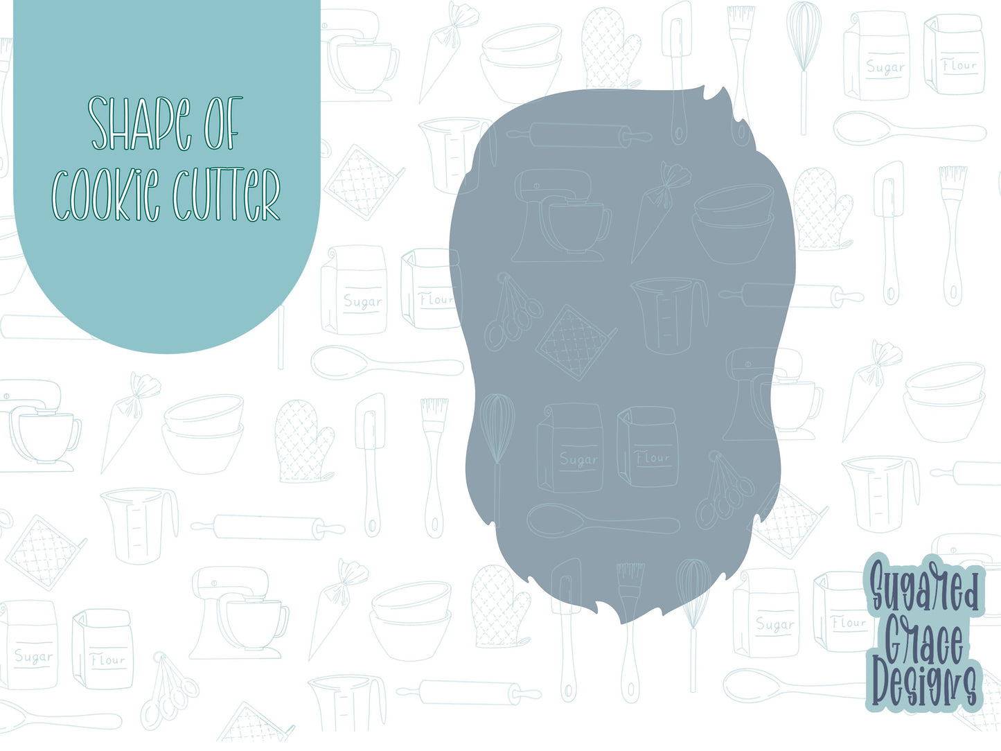 Cool dad Father’s Day Cookie cutter stl files for 3d printing, printable png images for Eddie edible printers, beard and sunglasses man face