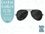 Cool sunglasses Cookie cutter stl files for 3d printing, printable png images for Eddie edible printers, masculine Father’s Day gift for dad