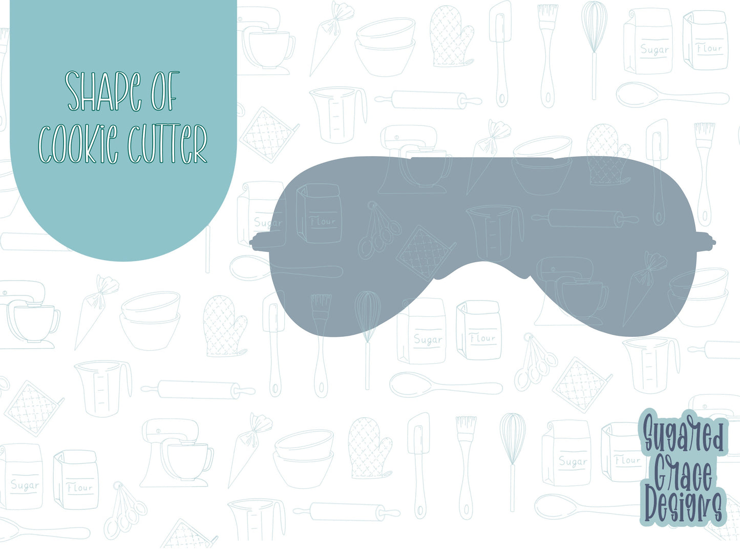 Cool sunglasses Cookie cutter stl files for 3d printing, printable png images for Eddie edible printers, masculine Father’s Day gift for dad