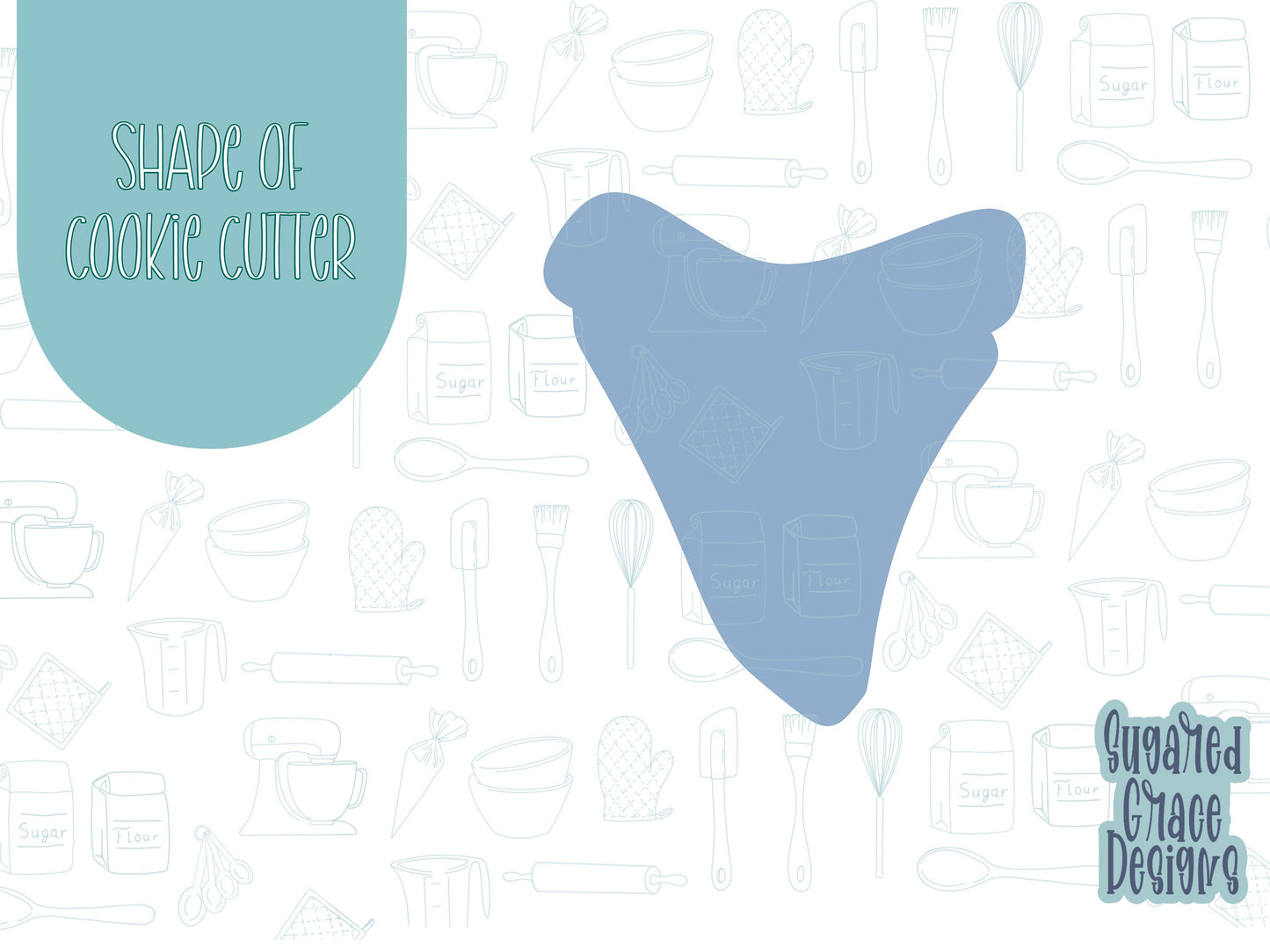 Shark tooth Cookie cutter stl files for 3d printing, printable png images for Eddie edible printers, shark week, summer break, sea animal
