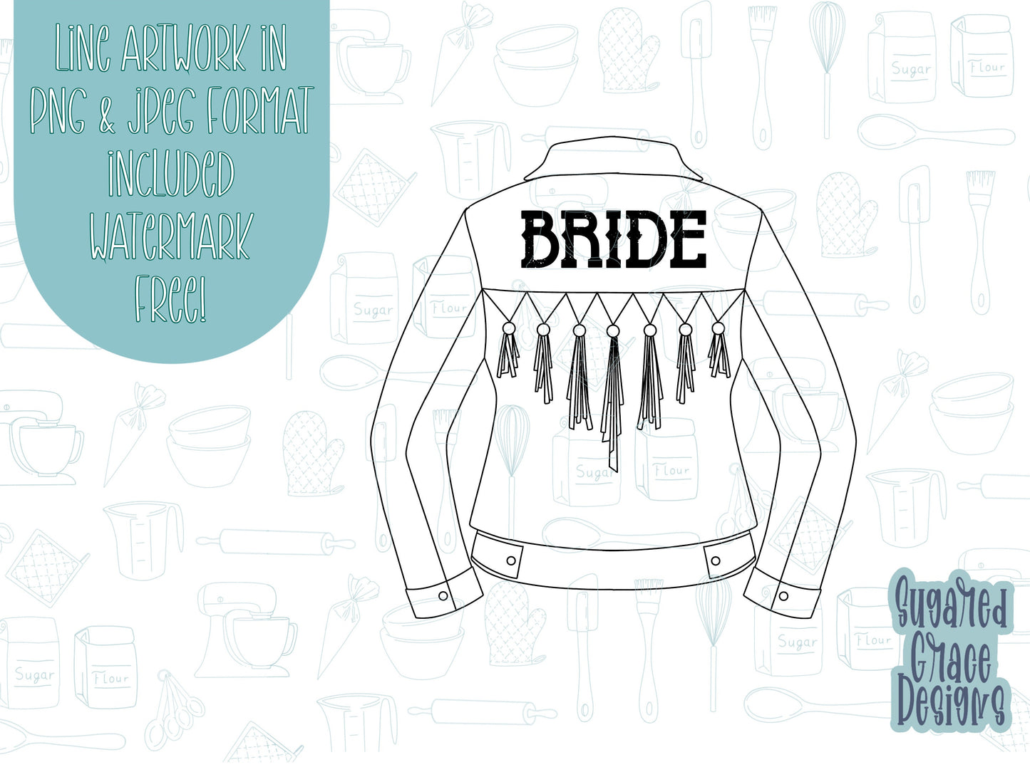 Jean jacket Cookie cutter stl files for 3d printing, bachelorette printable png images for Eddie edible printers