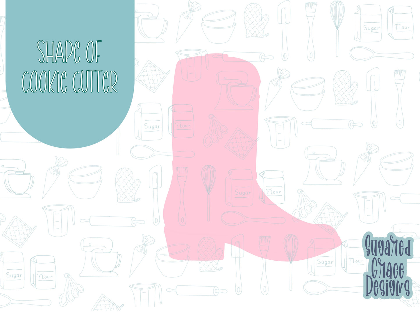 Cowgirl boot Cookie cutter stl files for 3d printing, bachelorette cowgirl printable png images for Eddie edible printers