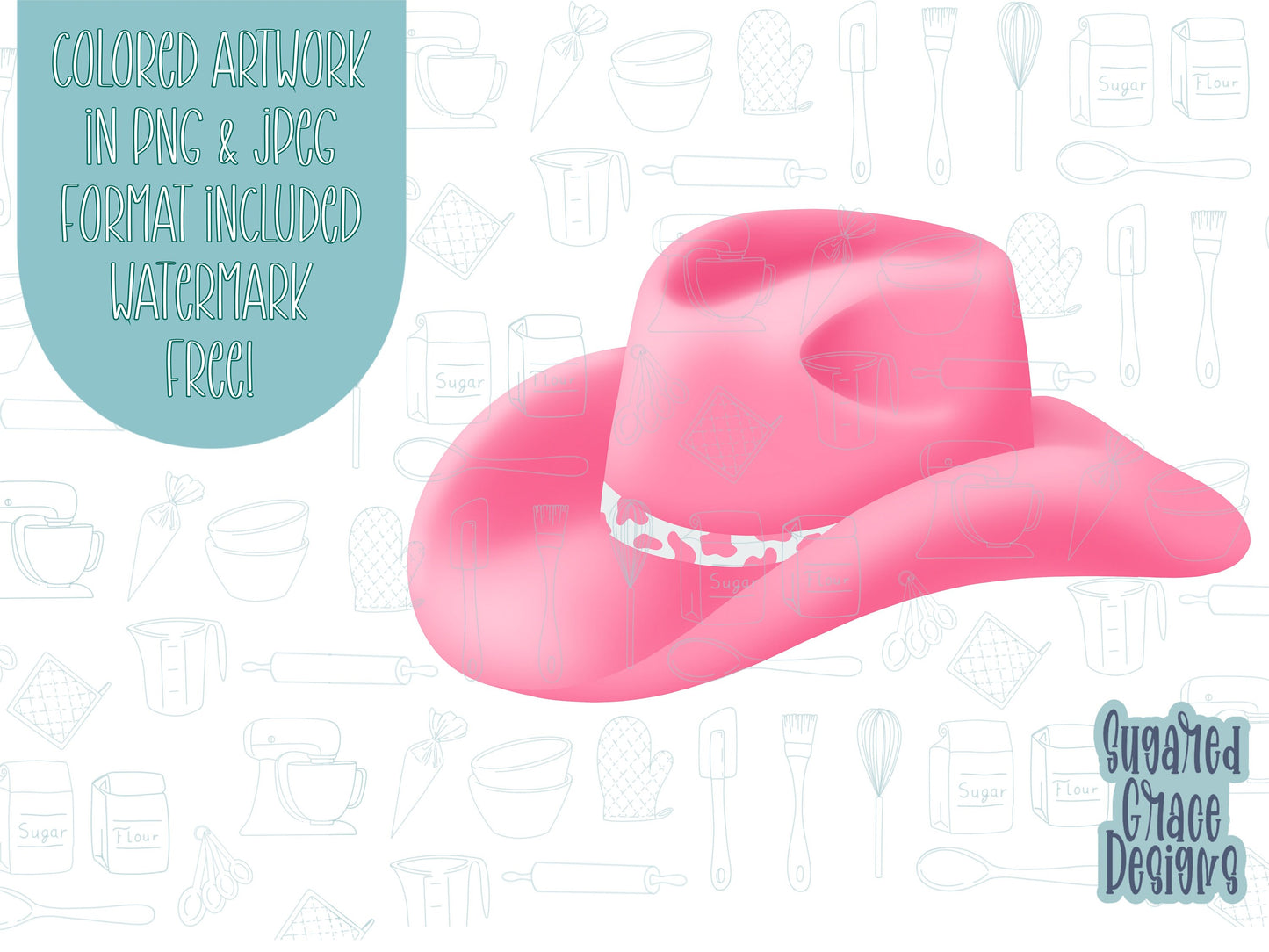 Cowgirl hat Cookie cutter stl files for 3d printing, bachelorette cowgirl printable png images for Eddie edible printers