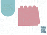 Save the date Cookie cutter stl files for 3d printing, printable calendar png images for Eddie edible printers