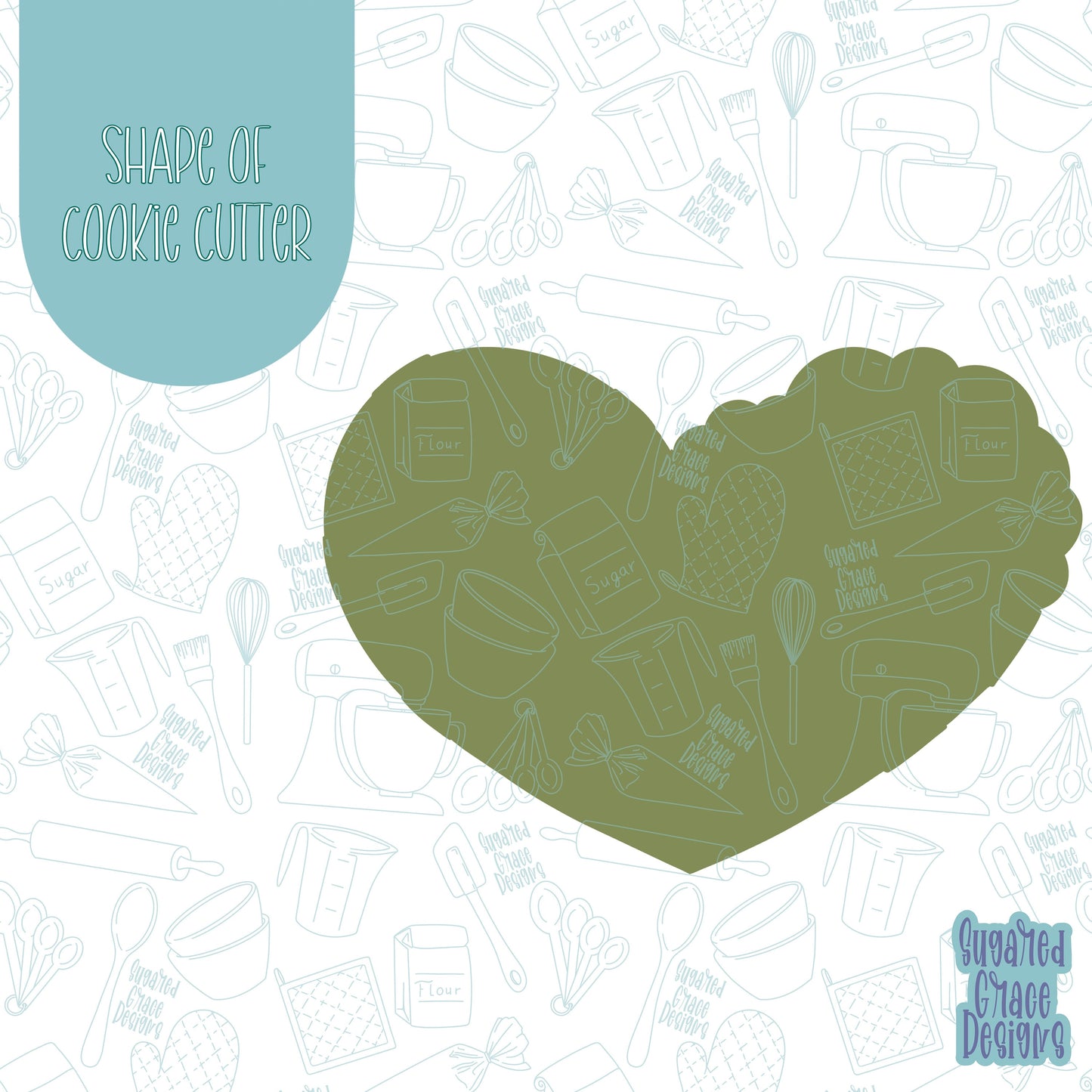 Zombie heart Cookie cutter stl files for 3d printing with matching printable png images for Eddie edible printers