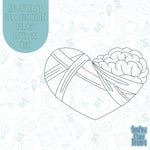 Zombie heart Cookie cutter stl files for 3d printing with matching printable png images for Eddie edible printers