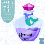 Potion bottle Cookie cutter stl files for 3d printing with matching printable png images for Eddie edible printers