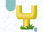 Goal post Cookie cutter stl files for 3d printing with matching printable png images for Eddie edible printers