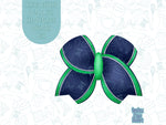 Cheer bow cookie cutter stl file set for 3d printing with matching printable png images for Eddie edible printers